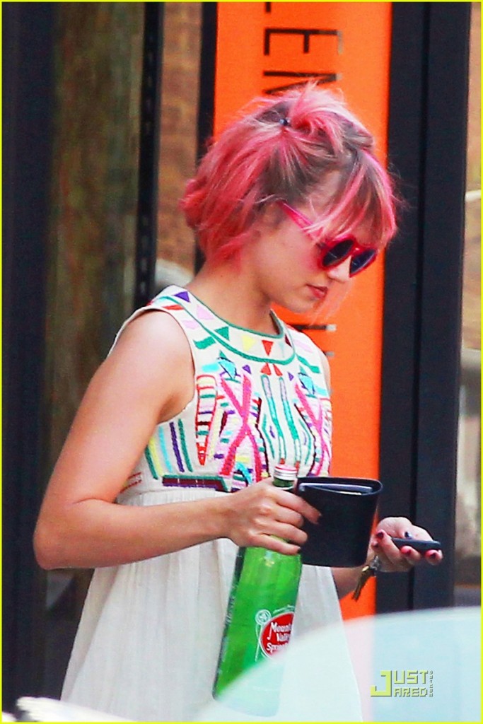Pictures+of+dianna+agron+pink+hair
